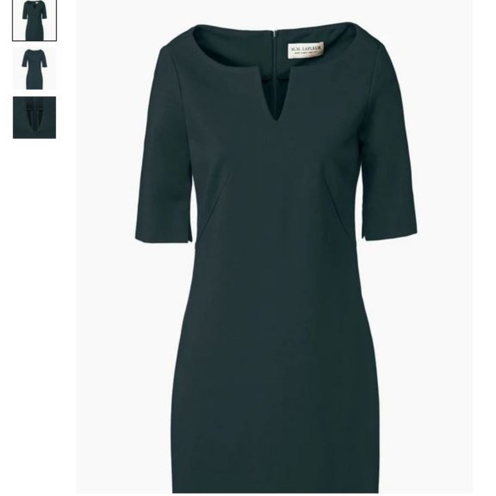 MM Lafleur Dark Green Narie Sheath Dress Size 8 *Offers Welcome!*
